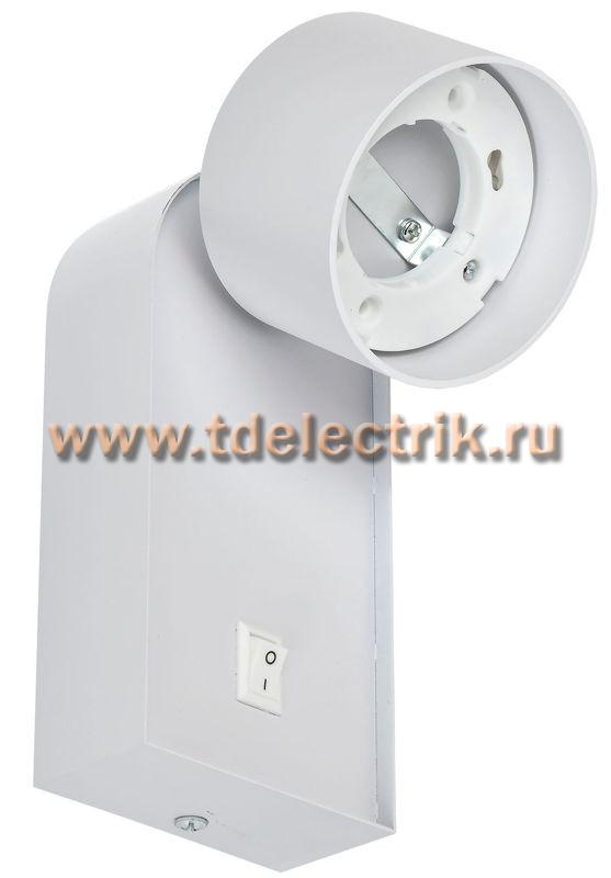 Фотография №1, Светильник 4041 настенный GX53 белый IEK