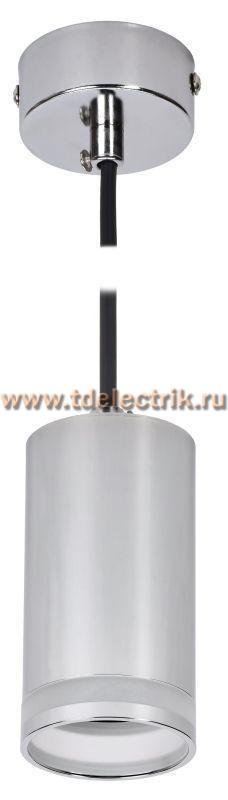 Фотография №1, Светильник 4007 подвесной GU10 хром IEK