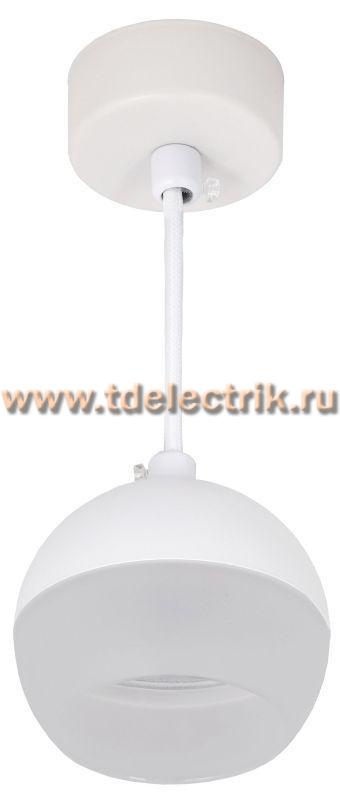 Фотография №1, Светильник 4012 подвесной GX53 белый IEK