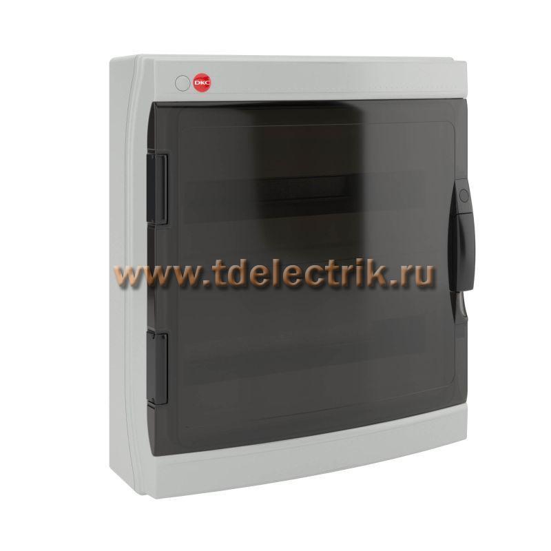 Фотография №1, Щиток настен. с дверцей 36(2х18) мод., IP 65, серый