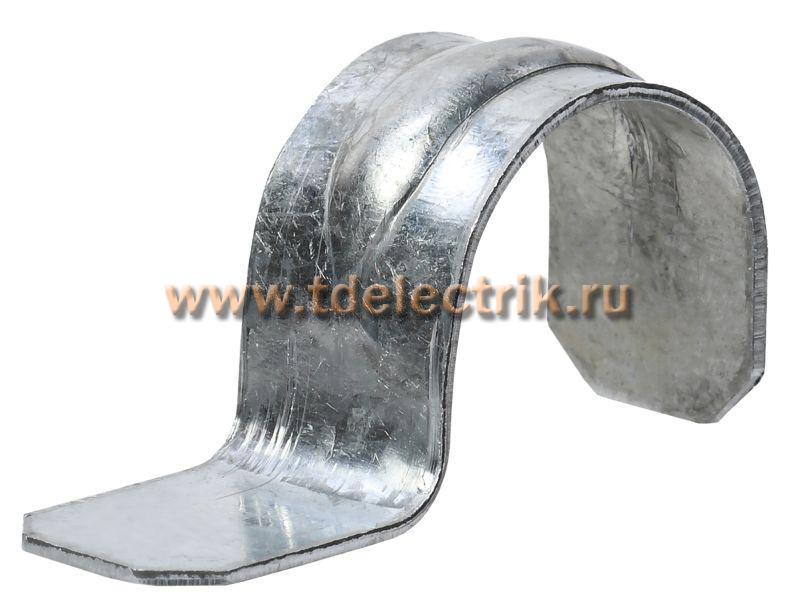 Фотография №1, Скоба метал. однолап. для монт. пистол. d=31-32мм IEK