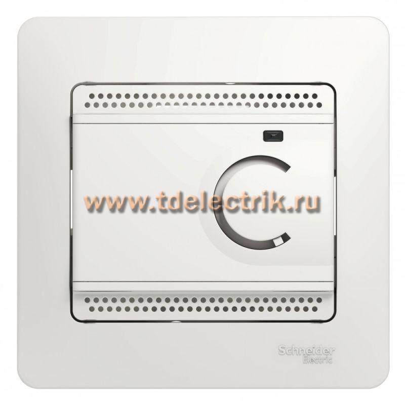 Фотография №1, GLOSSA ТЕРМОСТАТ электрон.теплого пола с датчикомот+5до+50°C16Aв сборе БЕЛЫЙ