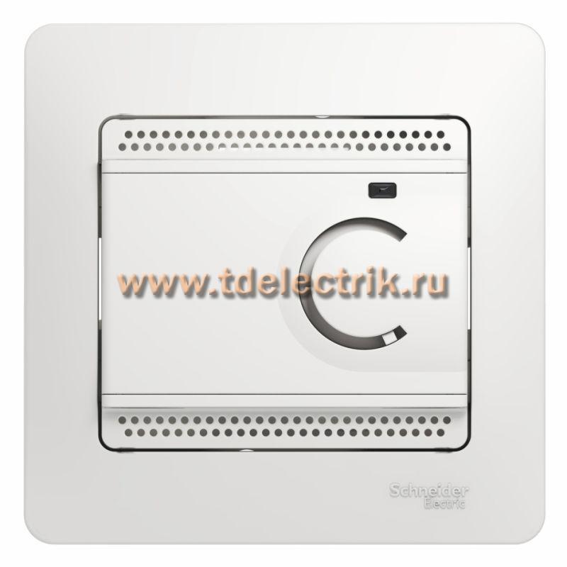 Фотография №1, GLOSSA ТЕРМОСТАТ электрон.теплого пола с датчикомот+5до+50°C10Aв сборе БЕЛЫЙ