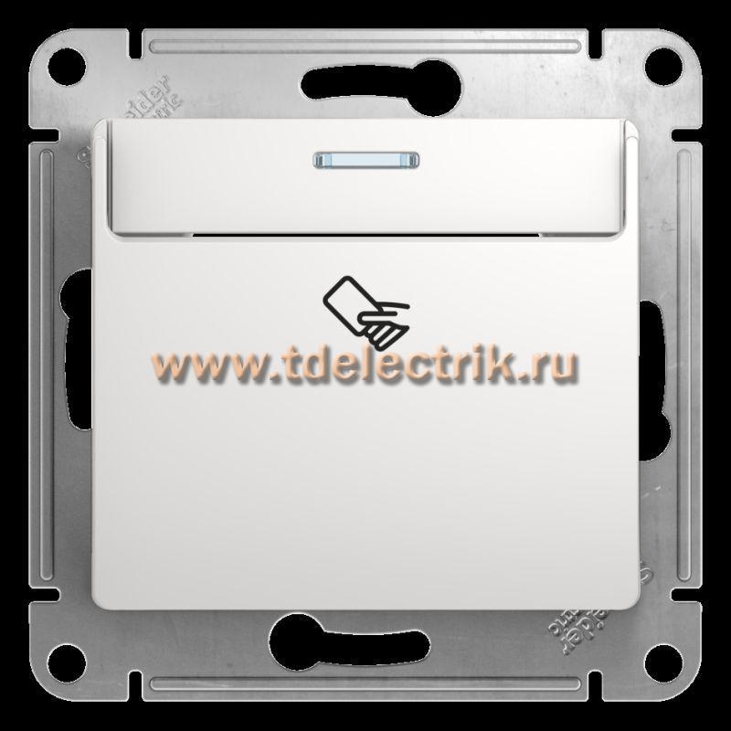 Фотография №1, GLOSSA Карточный ВЫКЛЮЧАТЕЛЬ механизм БЕЛЫЙ
