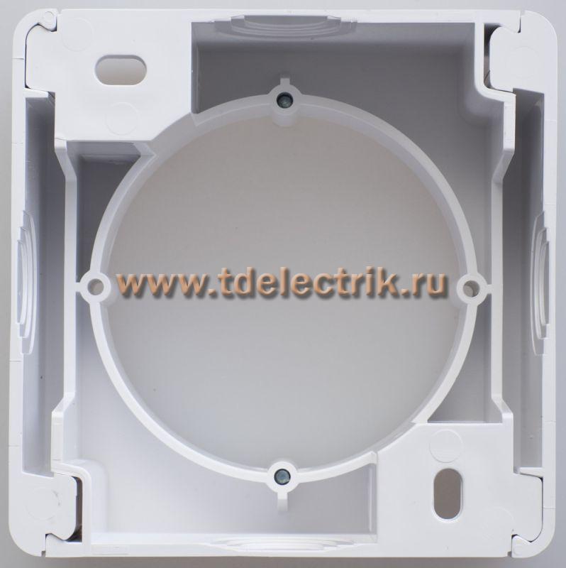 Фотография №1, GLOSSA КОРОБКА для наружного монтажа БЕЛЫЙ
