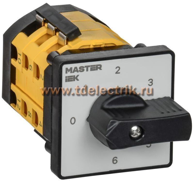 Фотография №1, Переключатель кулачковый станд. рук. 10А сх. 111 MASTER IEK