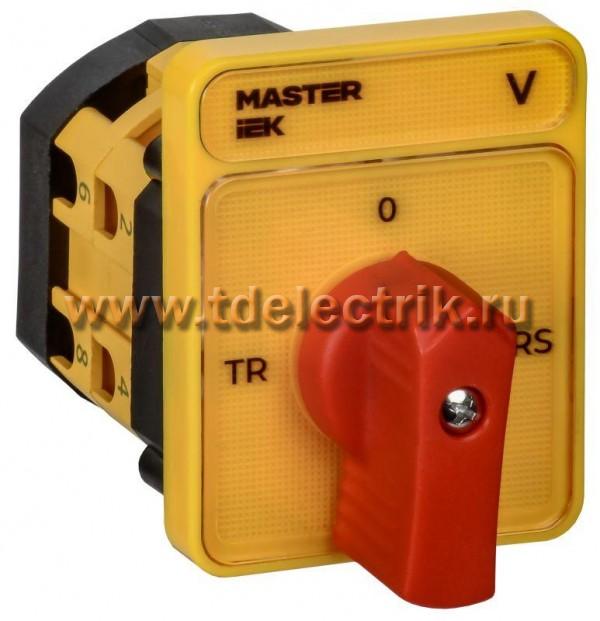 Фотография №1, Переключатели кулачковые MASTER IEK