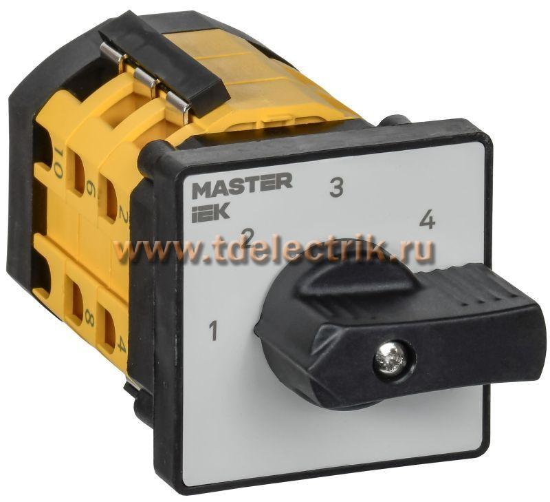 Фотография №1, Переключатель кулачковый станд. рук. 10А сх. 84 MASTER IEK