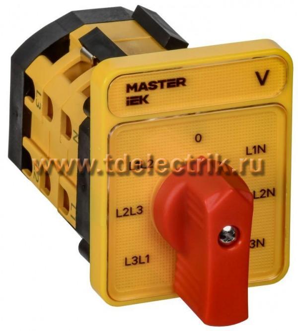 Фотография №1, Переключатели кулачковые MASTER IEK