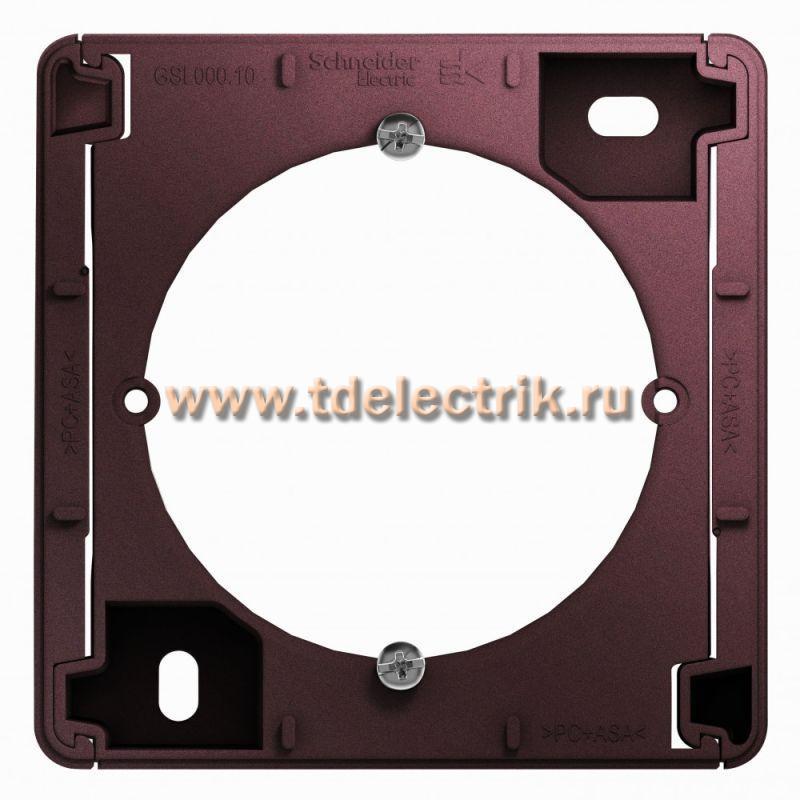 Фотография №1, GLOSSA КОРОБКА для наружного монтажа БАКЛАЖАНОВЫЙ