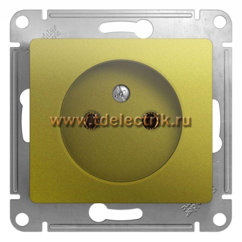 Фотография №1, GLOSSA РОЗЕТКА без заземления16А 250В механизм ФИСТАШКОВЫЙ