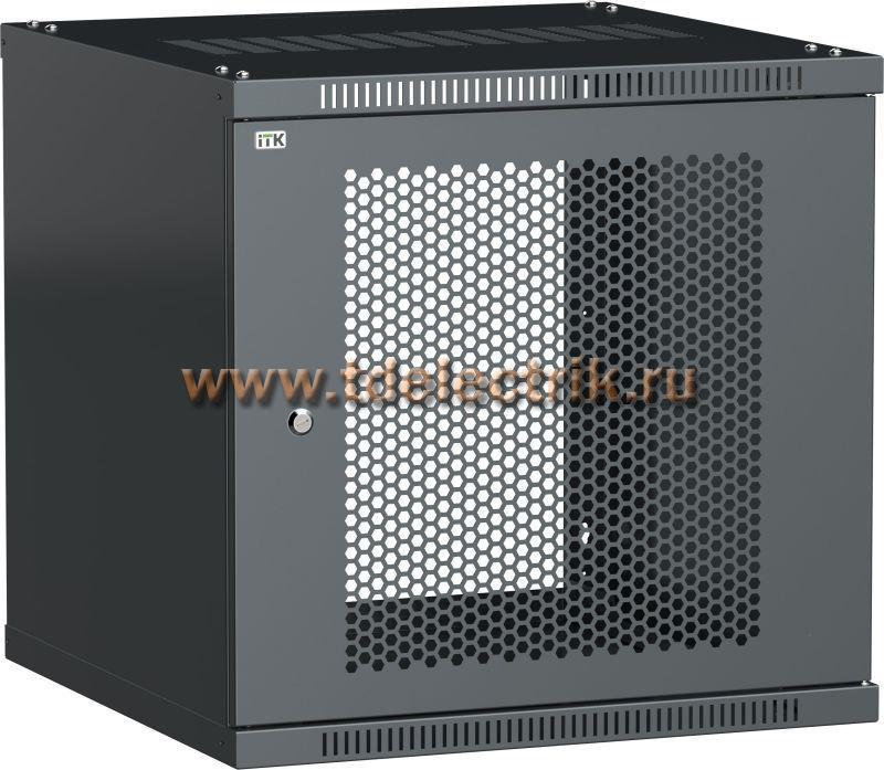 Фотография №1, Шкаф LINEA WE 15U 600х600мм дверь перфорированная серый