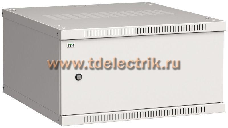 Фотография №1, Шкаф LINEA WE 6U 600x650мм дверь металл серый