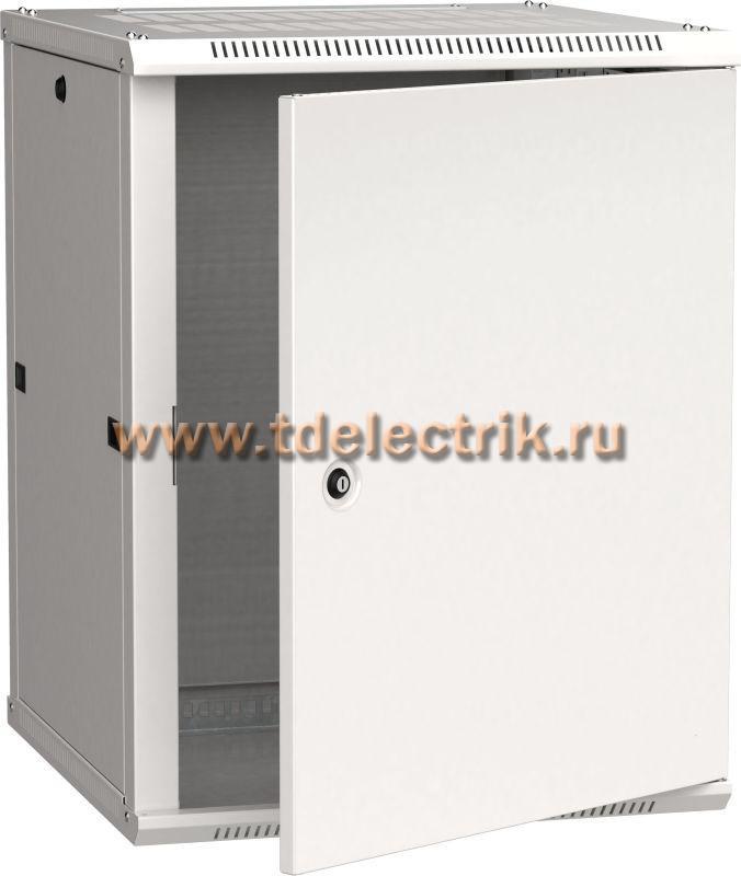 Фотография №1, Шкаф LINEA W 18U 600х600мм дверь металл серый RAL7035