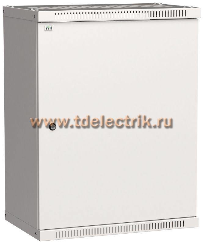 Фотография №1, Шкаф LINEA WE 15U 550х350мм дверь металл серый