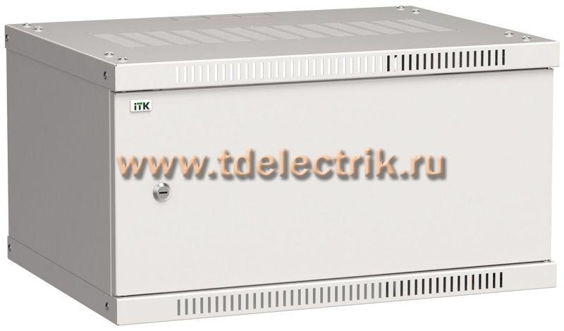 Фотография №1, Шкаф LINEA WE 6U 600x450мм дверь металл серый