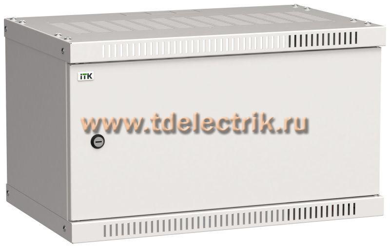 Фотография №1, Шкаф LINEA WE 6U 550x350мм дверь металл серый