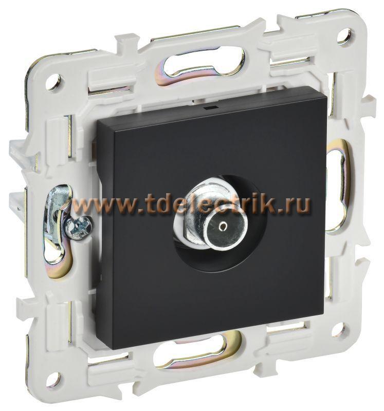 Фотография №1, SKANDY Розетка TV оконечная SK-A12Bl черн. IEK