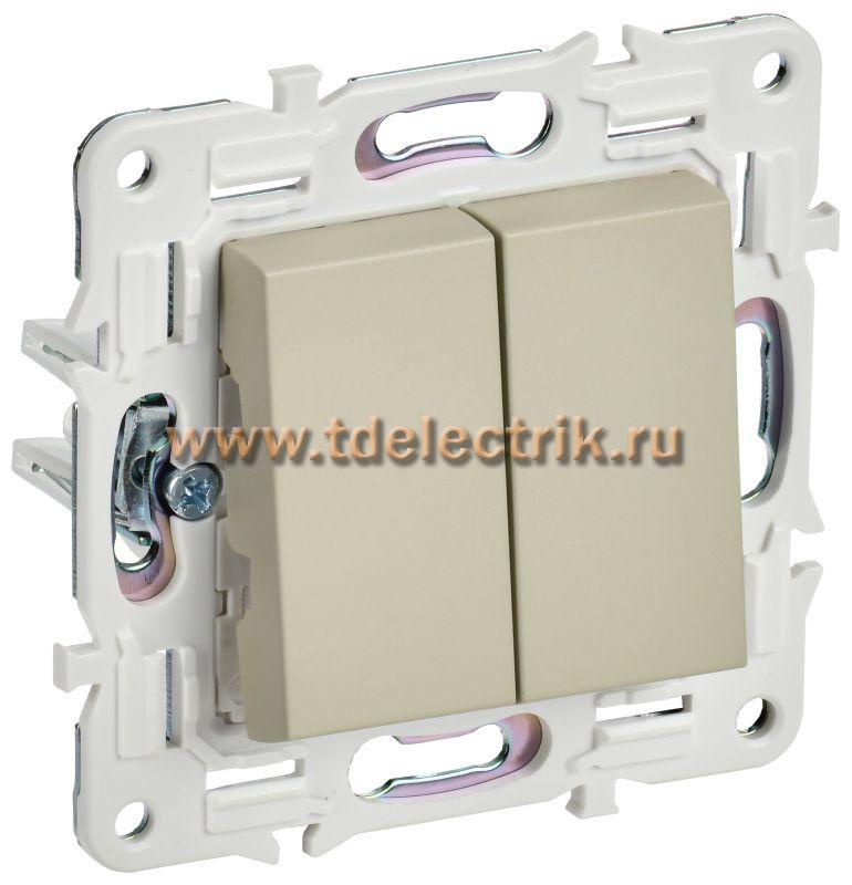 Фотография №1, SKANDY Выключатель 2-кл. 10А SK-V04B беж. IEK