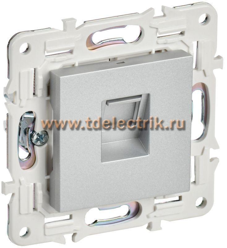 Фотография №1, SKANDY Розетка комп. RJ45 кат.5E SK-K01S сереб. IEK