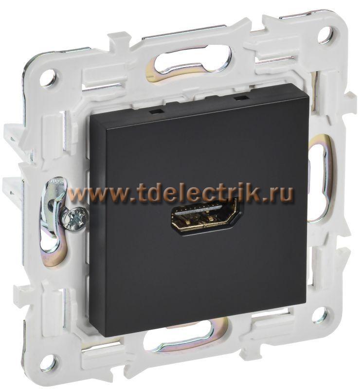 Фотография №1, SKANDY Розетка HDMI SK-H01Bl черн. IEK