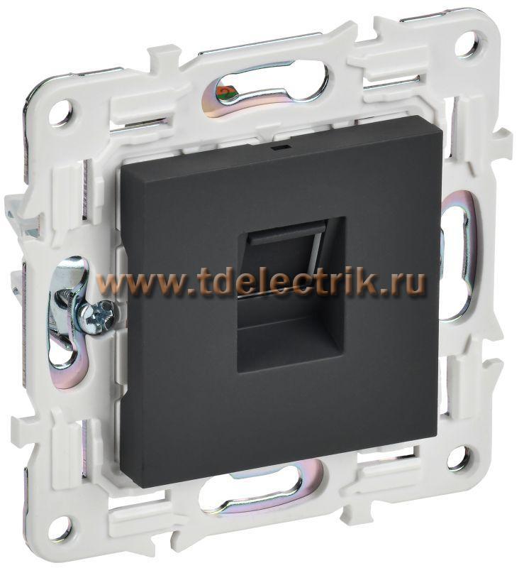 Фотография №1, SKANDY Розетка комп. RJ45 кат.5E SK-K01G граф. IEK