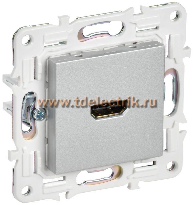 Фотография №1, SKANDY Розетка HDMI SK-H01S сереб. IEK
