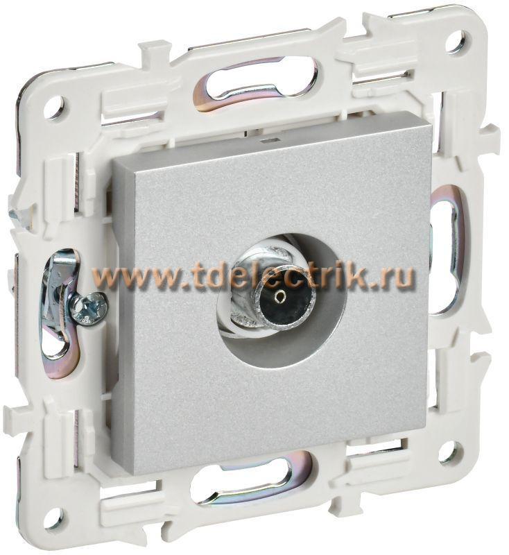 Фотография №1, SKANDY Розетка TV оконечная SK-A12S сереб. IEK