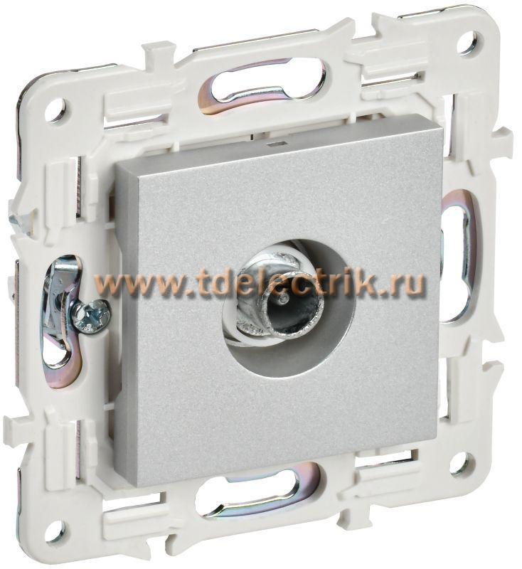 Фотография №1, SKANDY Розетка TV проходная SK-A17S сереб. IEK