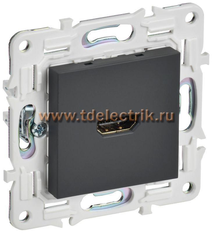 Фотография №1, SKANDY Розетка HDMI SK-H01G граф. IEK