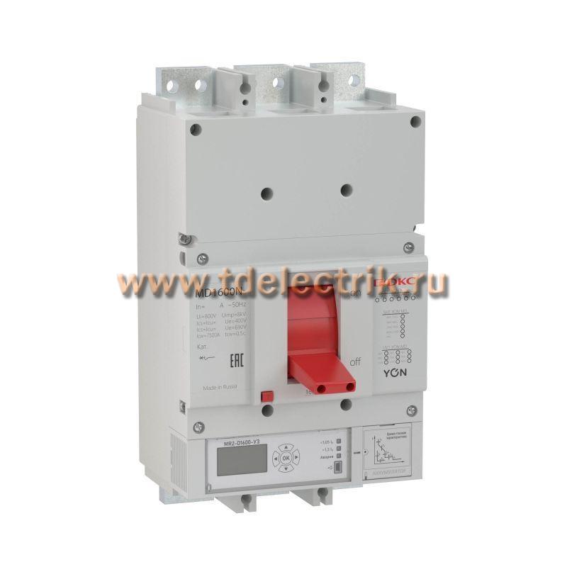 Фотография №1, Авт. выкл. YON MD1250H-MR2 3P 1250А 85kA Ir 0.4…1xIn Isd 1.5…10xIn