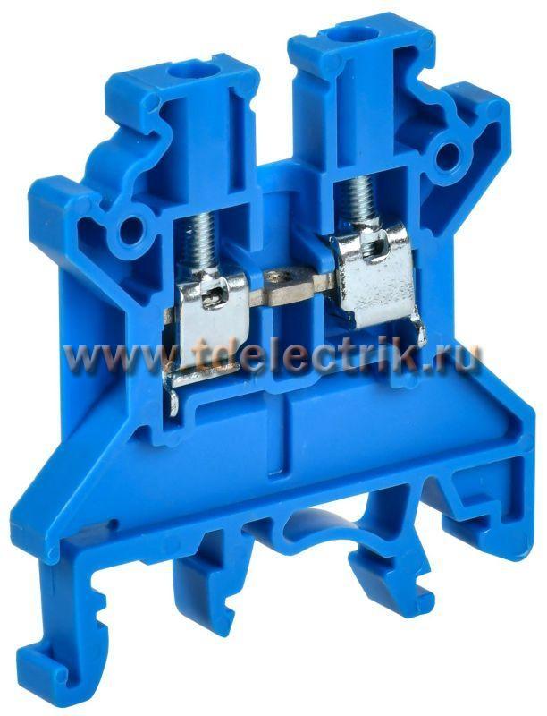 Фотография №1, ARMAFIX Клемма винтовая CTS 2,5мм2 синяя IEK