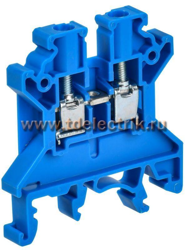 Фотография №1, ARMAFIX Клемма винтовая CTS 4мм2 синяя IEK