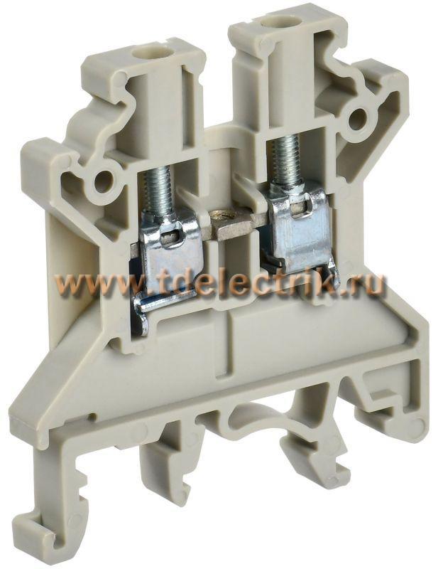 Фотография №1, ARMAFIX Клемма винтовая CTS 2,5мм2 серая IEK