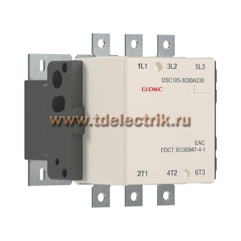 Фотография №1, Магнитный контактор DSC185-3C00A230 185А 90кВт (AC3)  кат 220В AC
