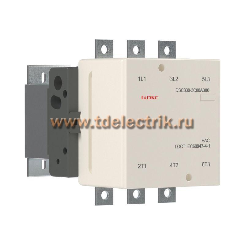 Фотография №1, Магнитный контактор DSC330-3C00A380 330А 160кВт (AC3)  кат 380В AC