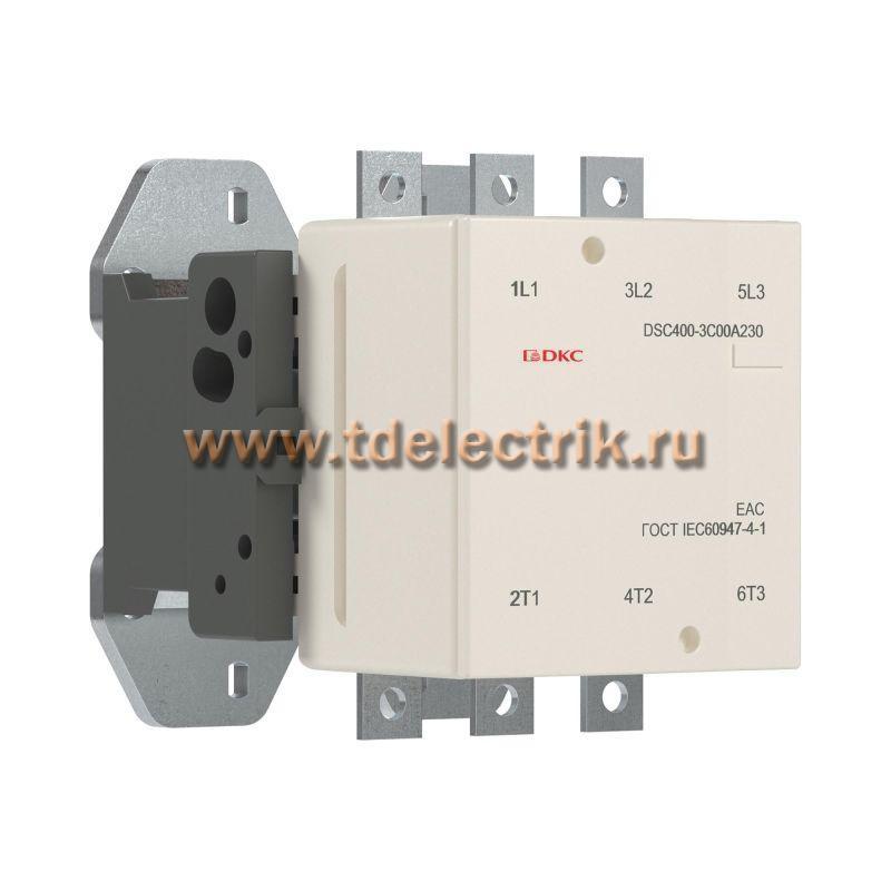 Фотография №1, Магнитный контактор DSC400-3C00A230 400А 200кВт (AC3)  кат 220В AC