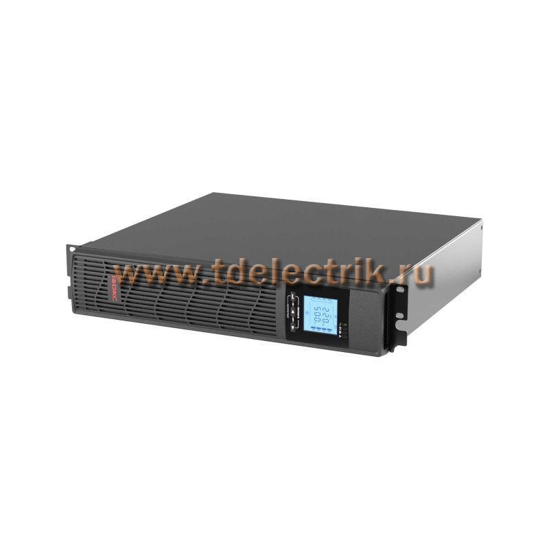 Фотография №1, Линейно-интерактивный ИБП ДКС серии Info Rackmount Pro, 1000 ВА/800Вт,1/1, USB, RJ45, 6xIEC C13, Rack 2U, SNMP/AS400 slot, 2x7Aч