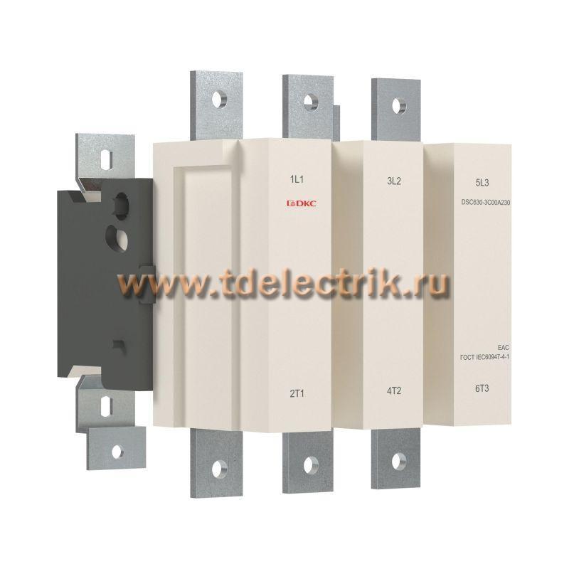 Фотография №1, Магнитный контактор DSC630-3C00A230 630А 335кВт (AC3)  кат 220В AC