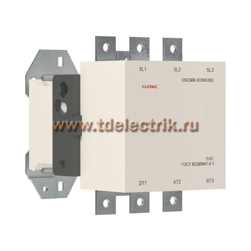 Фотография №1, Магнитный контактор DSC500-3C00A380 500А 250кВт (AC3)  кат 380В AC