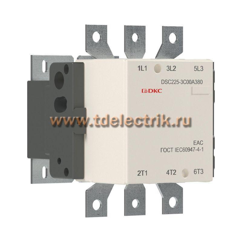 Фотография №1, Магнитный контактор DSC225-3C00A380 225А 110кВт (AC3)  кат 380В AC