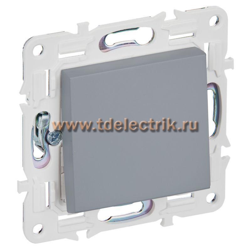 Фотография №1, SKANDY Выключатель 1-кл. перекр. 10А SK-V03Gr сер. IEK