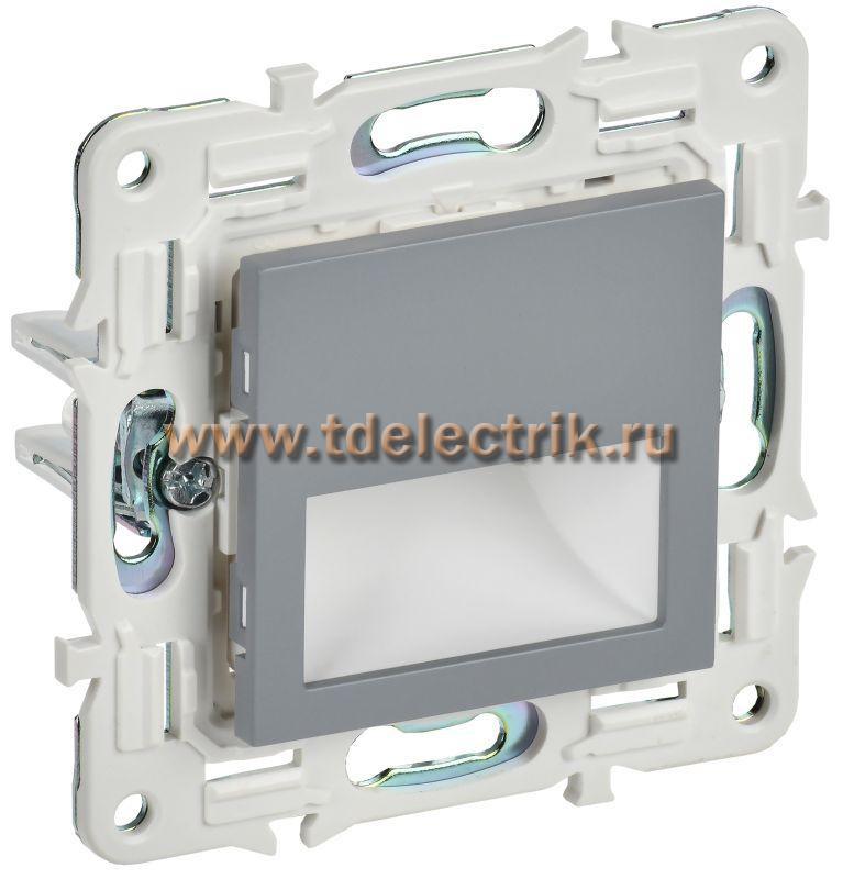 Фотография №1, SKANDY Подсветка LED встраиваемая SK-L01Gr сер. IEK