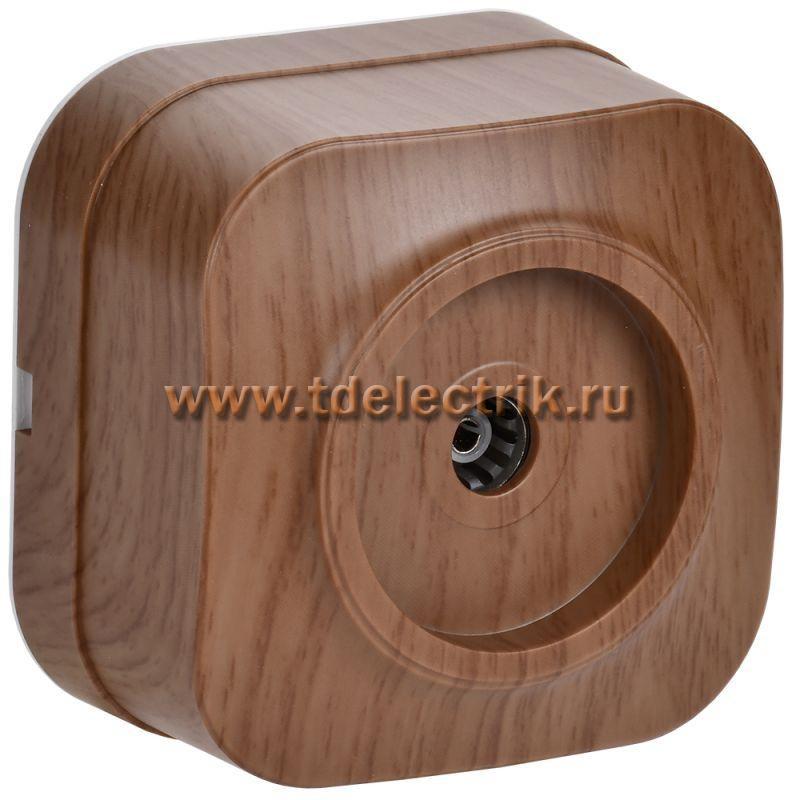 Фотография №1, GLORY Розетка TV о/у РТВ20-ХД дуб IEK