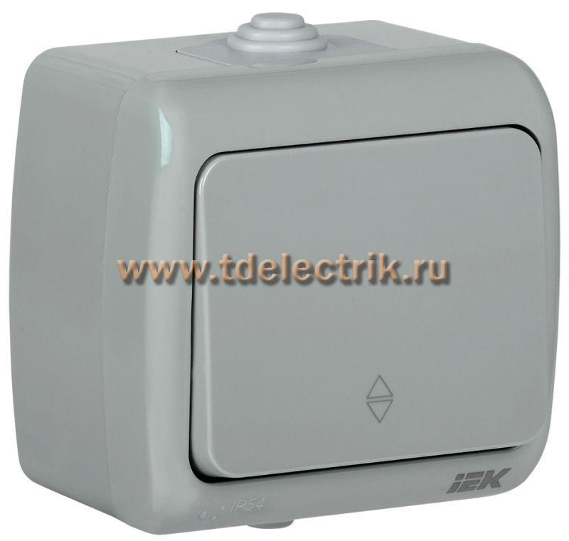Фотография №1, AQUATIC Выключатель 1 кл. пр. о/у 10А IP54 ВС-20-1-2-А IEK