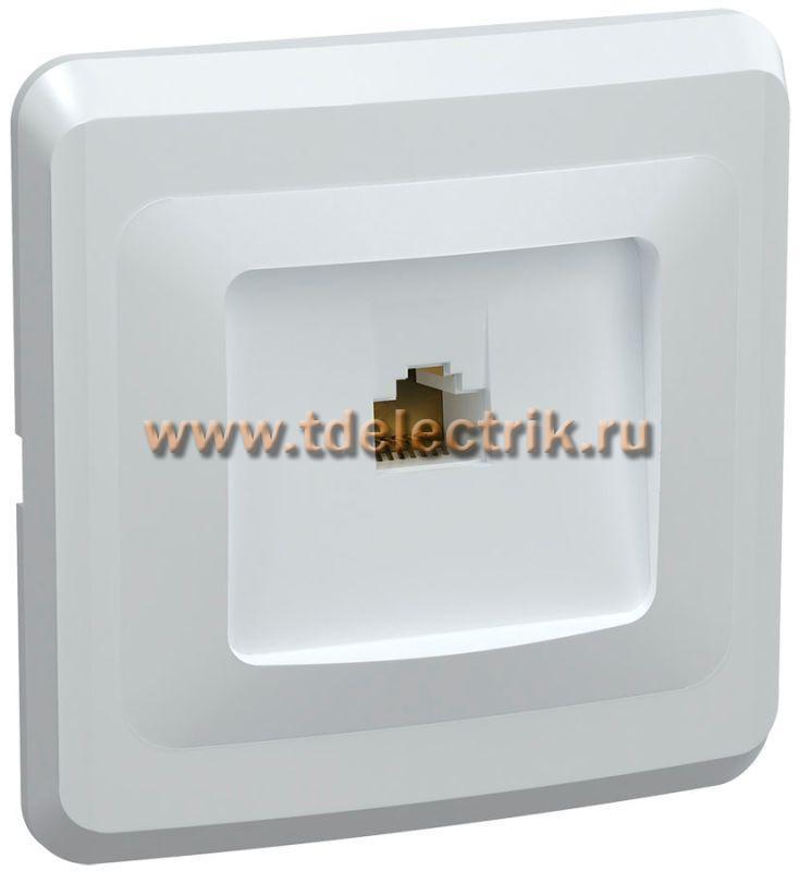 Фотография №1, VEGA Розетка 1-мест. комп. RJ45 кат.5е РК10-ВБ бел. IEK
