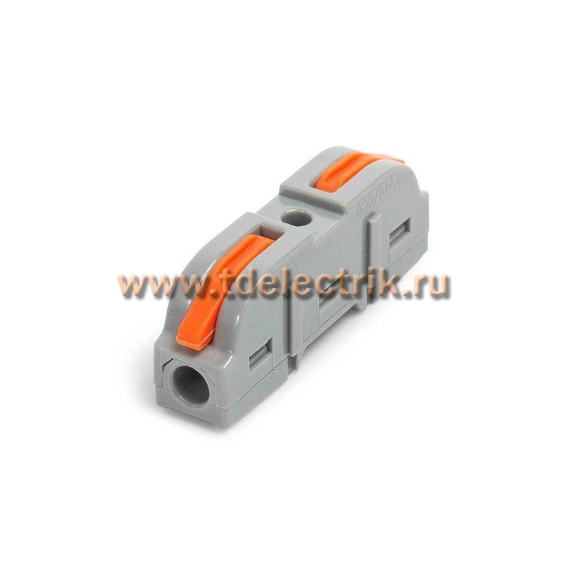 Фотография №1,  Клемма проходная СМК 222-2411 (КВТ)