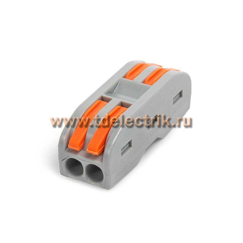 Фотография №1,  Клемма проходная СМК 222-2412 (КВТ)