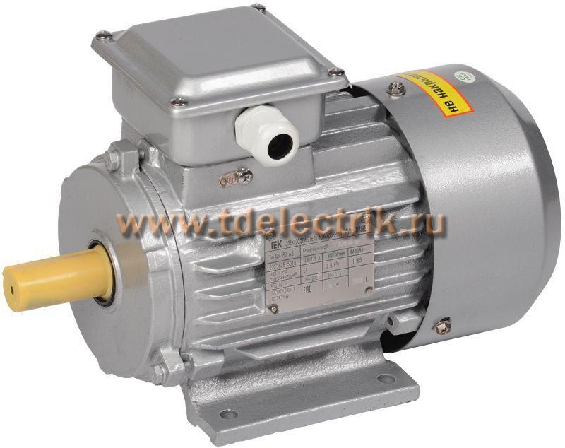 Фотография №1, Электродвигатель АИР DRIVE 3ф АИР 80B4 380В 1,5кВт 1500об/мин 1081 IEK