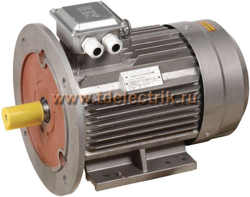 Фотография №1, Электродвигатель АИР DRIVE 3ф АИР 132S4 660В 7,5кВт 1500об/мин 2081 IEK